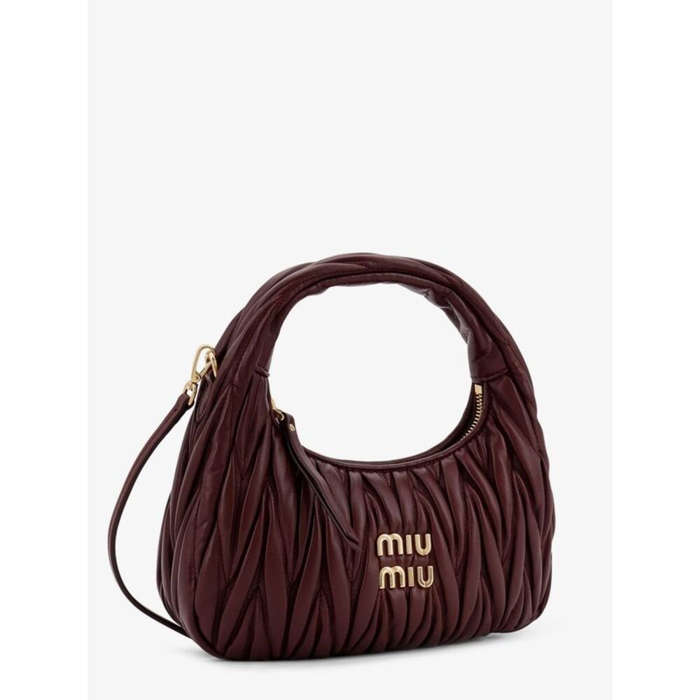 Miu Miu Women Wander Quilted Leather Shoulder Bag - Picture 3 of 5